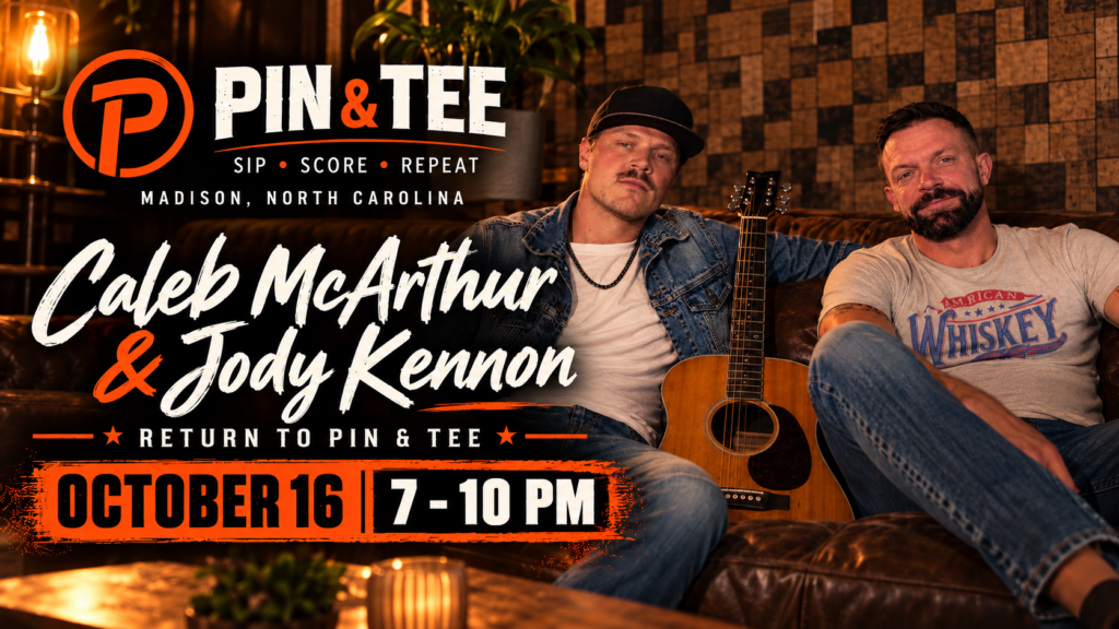 Caleb McArthur & Jody Kennon are back at Pin & Tee!
